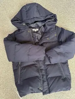 美品　グローバルワーク　L キッズ　ジュニア　160 ネイビー　紺　ダウン