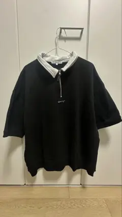 U.S POLO ASSN ハーフジップポロシャツL