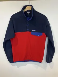 パタゴニア シンチラ スナップT XXS ネイビー×レッド 2017年製