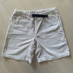 GRAMICCI ベージュ コーデュロイ ショートパンツ
