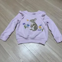 POLO RALPH LAUREN 長袖カットソー 4T ピンク うさぎ