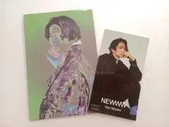 三宅健　NEWWW　ポストカード ICカードステッカー Ken Miyake
