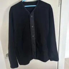 【無印良品フリースカーディガン黒　Lサイズ】