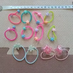 キッズ　ヘアゴム　セット　子供用