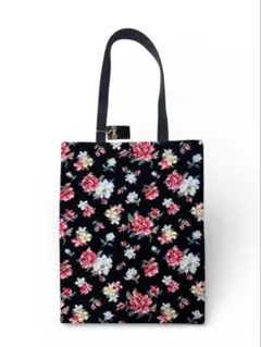フェイラーFEILER 花柄トートバッグ 黒❤︎大容量❤︎未使用新品