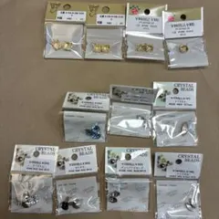 【貴和製作所＆パーツクラブ】スワロフスキー クリスタル ビーズ 石座 まとめ売り