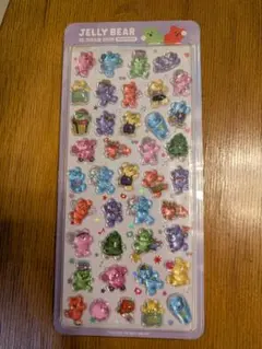 【韓国限定・未開封】JELLY BEAR 3Dクリスタルシール