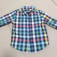babyGap チェック柄 長袖シャツ 18-24ヶ月