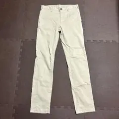 ユニクロ　ベージュ スリムフィット チノパン ウエスト76cm