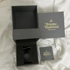 Vivienne Westwood タイムマシン ブラックアナログ時計のサムネイル