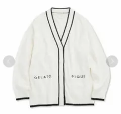 (新品未使用)ジェラートピケ♡スムーズィートリムラインカーディガン