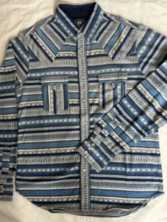 k*i様 25SS RRL rrlインディゴ プリント オーバーシャツダブルアー 25SS RRL rrlインディゴ プリント オーバーシャツダブルアールエル