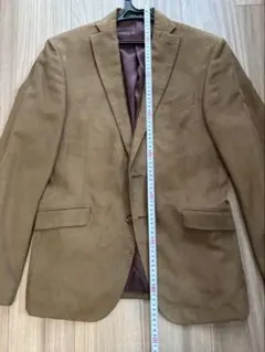 【週末限定お値下げ】【ZARA】スエード地　テーラードジャケット　ブラウン