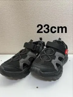 美品 レディース スポーツサンダル 23cm ブラック/グレーのサムネイル