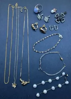 アクセサリー おまとめ 12点 刻印あり 素材不明 平成 昭和 2/14まで