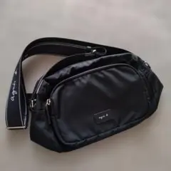 agnès b. アニエスベー ロゴベルト ショルダーバッグ