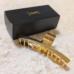 サンローランSAINT LAURENT ヘアークリップ　髪留め　未使用品 サンローラン SAINT LAURENT SAINT LAURENT ヘアクリップ 820845 Y1500