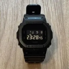 ミニマリストブラック美品G-SHOCK DW-5600BB電池新品 動作〇程度