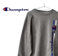 Champion チャンピオン ビッグロゴ スウェット トレーナー XL グレー