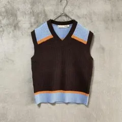 UNIQLO×MARNI/厚手ニットベスト/XL/コラボ マルチカラー
