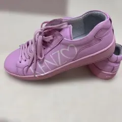 KENZO ピンク レザースニーカーのサムネイル