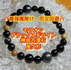 ⛩️最強魔除け・厄災回避⛩️モリオン・ブラックスギライト・神居古潭石・屋久杉