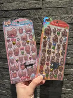 もんちっちうるちゅるポップシール