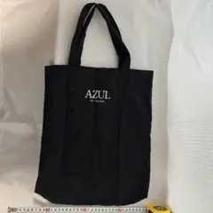 AZUL by moussy ロゴ トートバッグ（ブラック）のサムネイル
