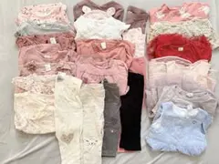 ベビー服セット ピンク系 0-1歳用 H&M