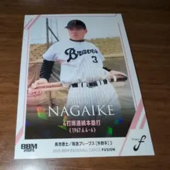 BBМ　FUSION　2025 長池徳士　阪急ブレーブス　キラ