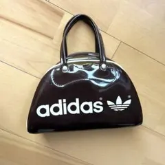 80s Y2K adidas アディダス エナメル ミニボストンバッグ ポーチ adidas - 値下げ！adidas エナメルミニボストンバッグの通販 by