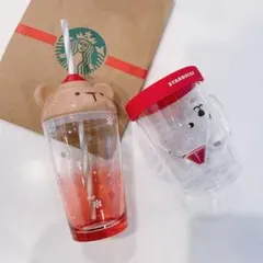 新品*韓国スターバックス bebe de pinoミニコールドコップ 300ml 
