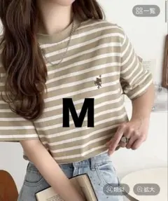 【Javaジャバコラボ】ワンポイント刺繍無地＆ボーダー 半袖 Tシャツのサムネイル