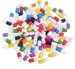 カプセル便箋 120個セット メモ帳 メッセージ カラフル