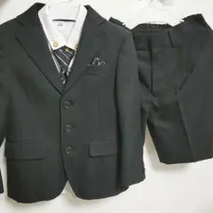 フォーマルスーツ 110cm ブラック　男の子