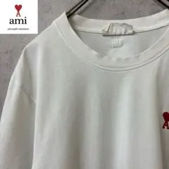 激レア】AMI PARIS アミパリス Tシャツ ゆるだぼ 完売モデル 刺繍