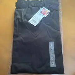 UNIQLO ヒートテック リブVネックT M ブラック