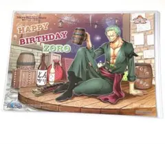 ONE PIECE ゾロ　B4 バースデー イラストカード
