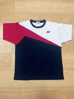 ヨネックス バドミントンシャツ ホワイト/レッド/ネイビー