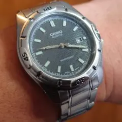USED CASIO MTP-1244 クォーツ腕時計 電池新品交換済