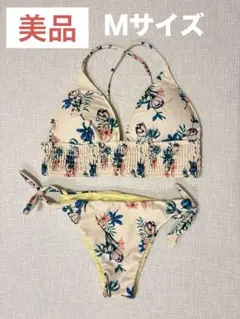 花柄 ビキニ ピンクベージュ イエロー