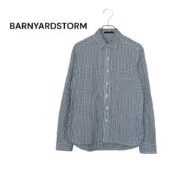 BARNYARDSTORM バンヤードストーム （S）長袖 チェック柄 シャツ