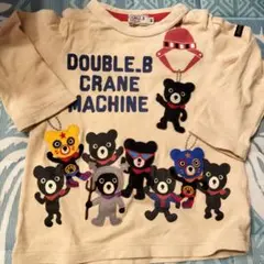 ミキハウス ダブルビー クレーンマシン ロンT 80
