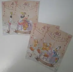 東京ディズニーリゾート 40周年記念グッズ 4枚セット