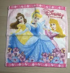 【新品】ディズニープリンセス タオル　ハンドタオル