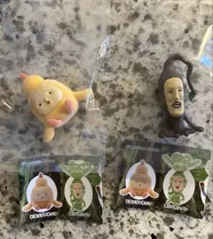 こびとづかんおすわりマスコット4 ガチャモクモドキオオコビト　ヒヨッコマネッコ