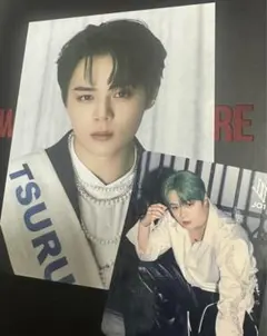 JO1 鶴房汐恩 FCポストカード、タワレコ店舗トレカ 2点セット