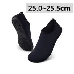 マリンシューズ 水陸両用シューズ 軽量 通気性 男女兼用 ブラック