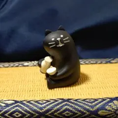 【送料込】コンコンブル　徳利お猪口黒猫