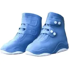 ○靴カバー 防水 シューズカバー 雨靴 ダブルバックル レインシューズカバー